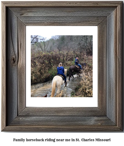 family horseback riding near me in St. Charles, Missouri